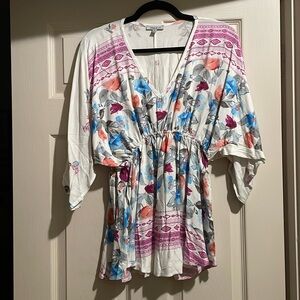 White birch floral top